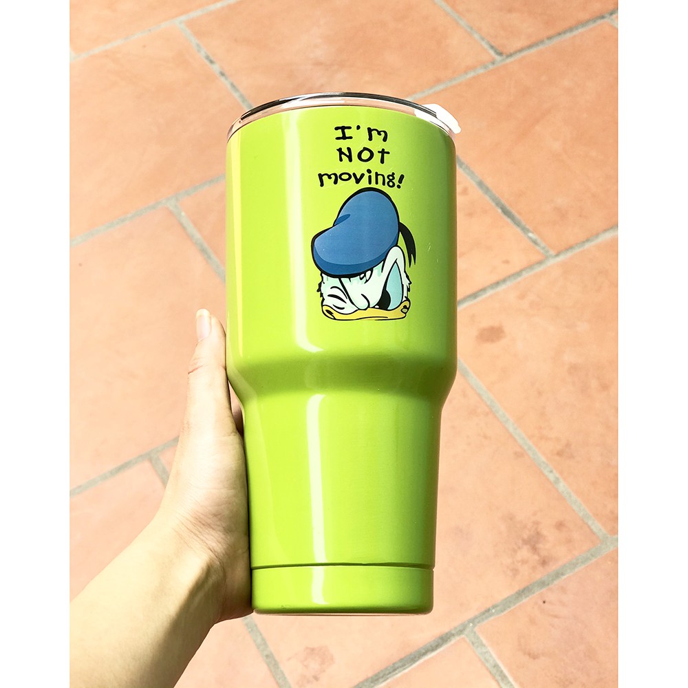 Ly Giữ Nhiệt Thái Lan 900ml Thần Thánh Kèm Túi Và Ống Hút Đủ Màu Như Hình