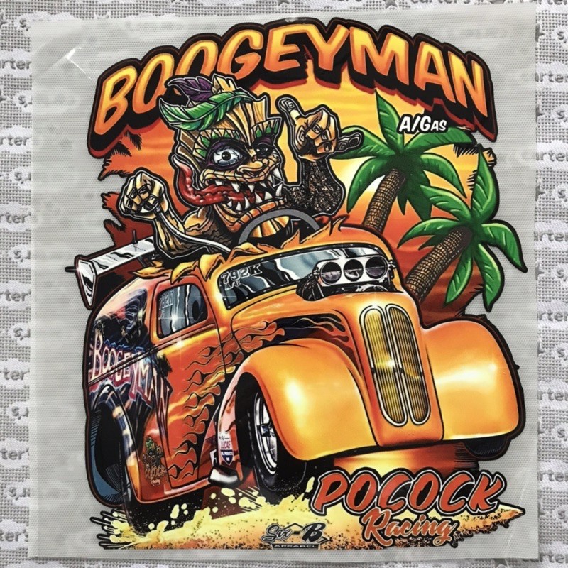 Hình dán nhiệt đủ size - boogeyman