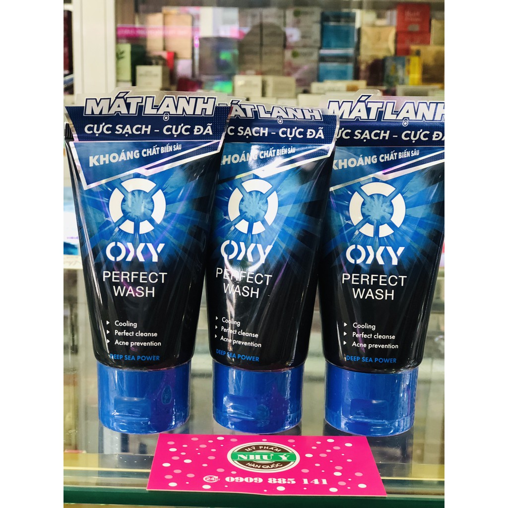 (Mẫu mới, date xa) Sữa rửa mặt Oxy cho nam Perfect deep wash(50-100g)