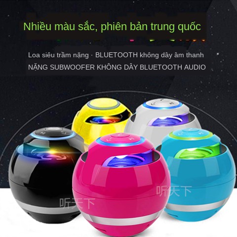 ۩Bộ sưu tập Trang chủ đầy màu sắc Loa siêu trầm Thẻ Bluetooth không dây nhỏ Máy tính di động Xe hơi phổ thông mini