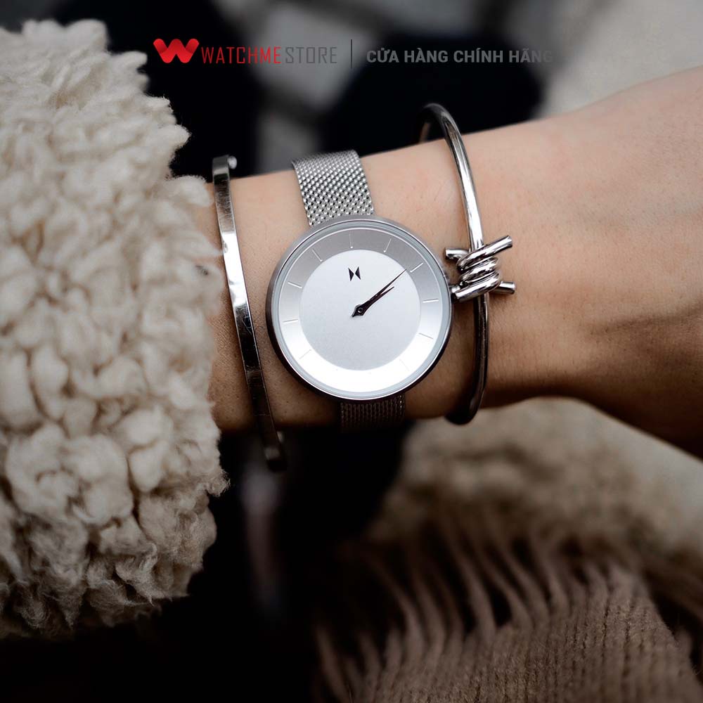 [ ĐẶC BIỆT 18-29.07 - VOUCHER 10%] - Đồng hồ Nữ MVMT dây thép không gỉ 32mm - D-FB01-S