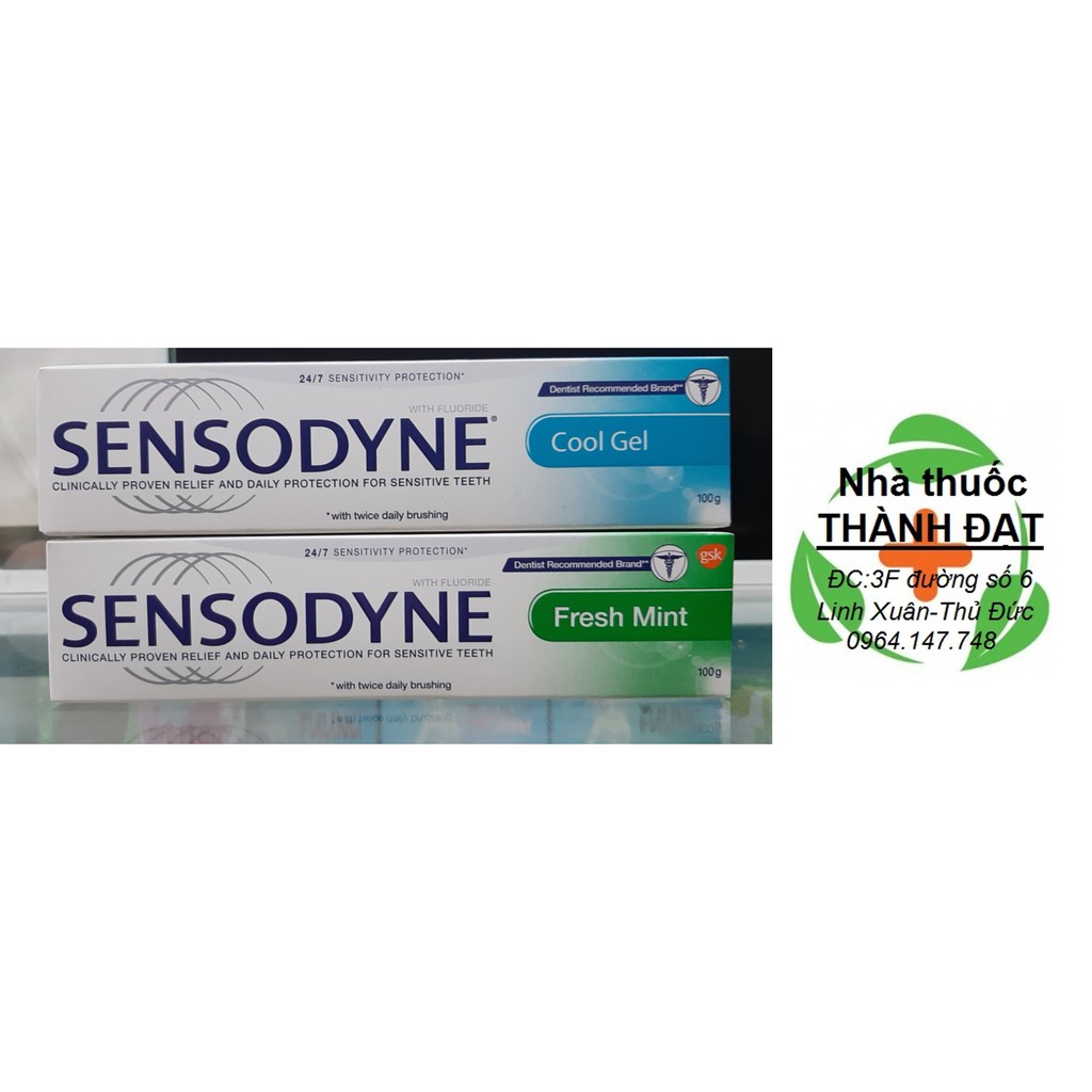 kem đánh răng chống ê buốt sensodyne tube 100gr