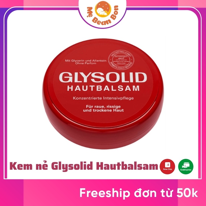 Kem Chống Nẻ Glysolid, Kem Chống Nứt Gót Chân, Á Sừng Tay 100ml Hàng Chuẩn Đức