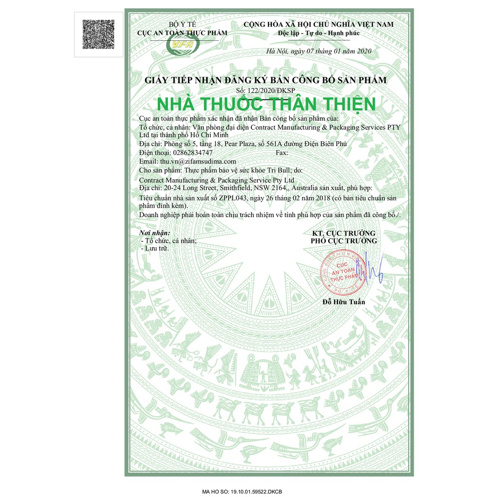 Tri bull - Hỗ trợ cải thiện yếu sinh lý, rối loạn cương dương, giảm xuất tinh sớm (30 viên)