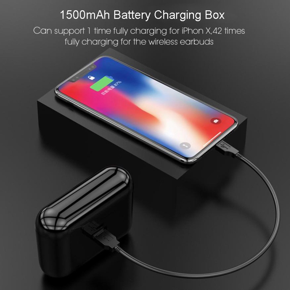 Tai nghe nhét tai Pulierde Q32T không dây kết nối Bluetooth 5.0 tiện dụng