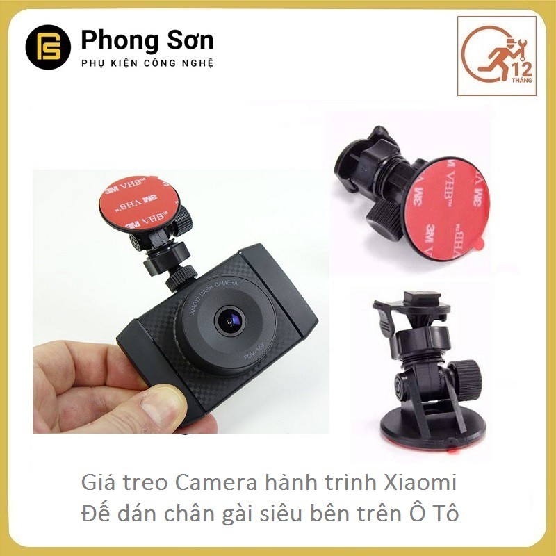 Giá treo Camera hành trình chân gài, đế dính 3M Cho camera Xiaomi  yi car | BigBuy360 - bigbuy360.vn