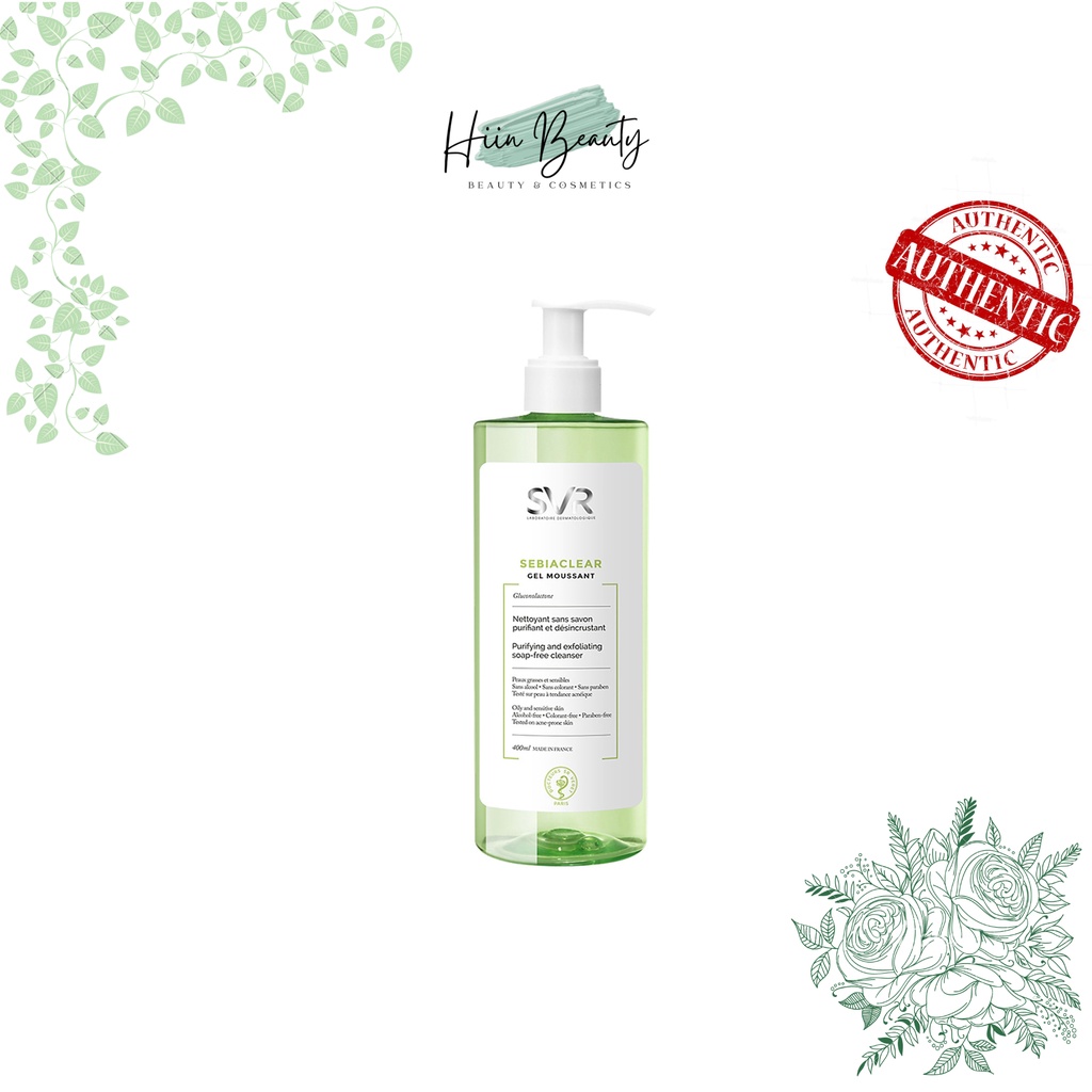 Sữa Rửa Mặt SVR Sebiaclear Gel Moussant 400ml Gel Rửa Mặt SVR