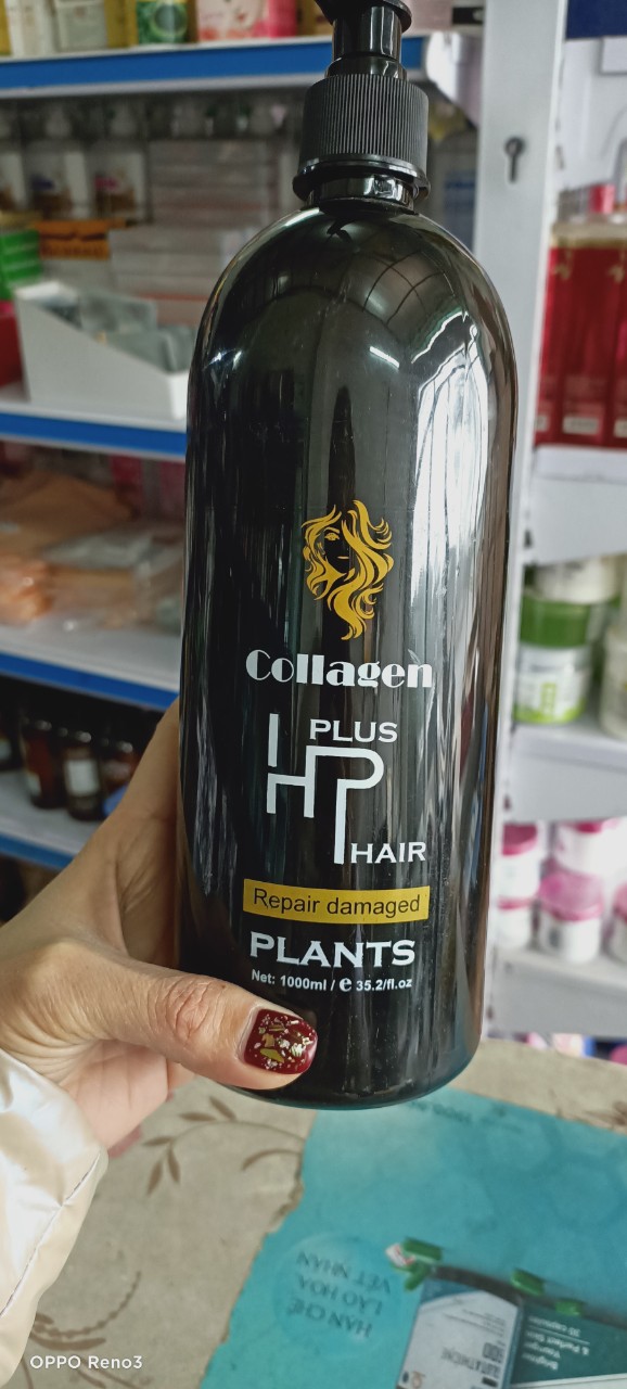 [Rẻ vô địch] [Siêu Sale]  Kem ủ - Hấp tóc Collagen Men Sống Phục Hồi, dưỡng tóc, khử kiềm trên tóc 1000ml