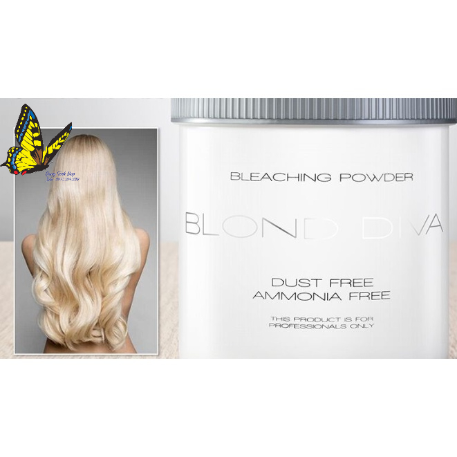 Hũ bột tẩy tóc blond diva 500ml (siêu rẻ siêu mịn)