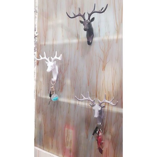 Móc ba chiều hình đầu hươu siêu chắc