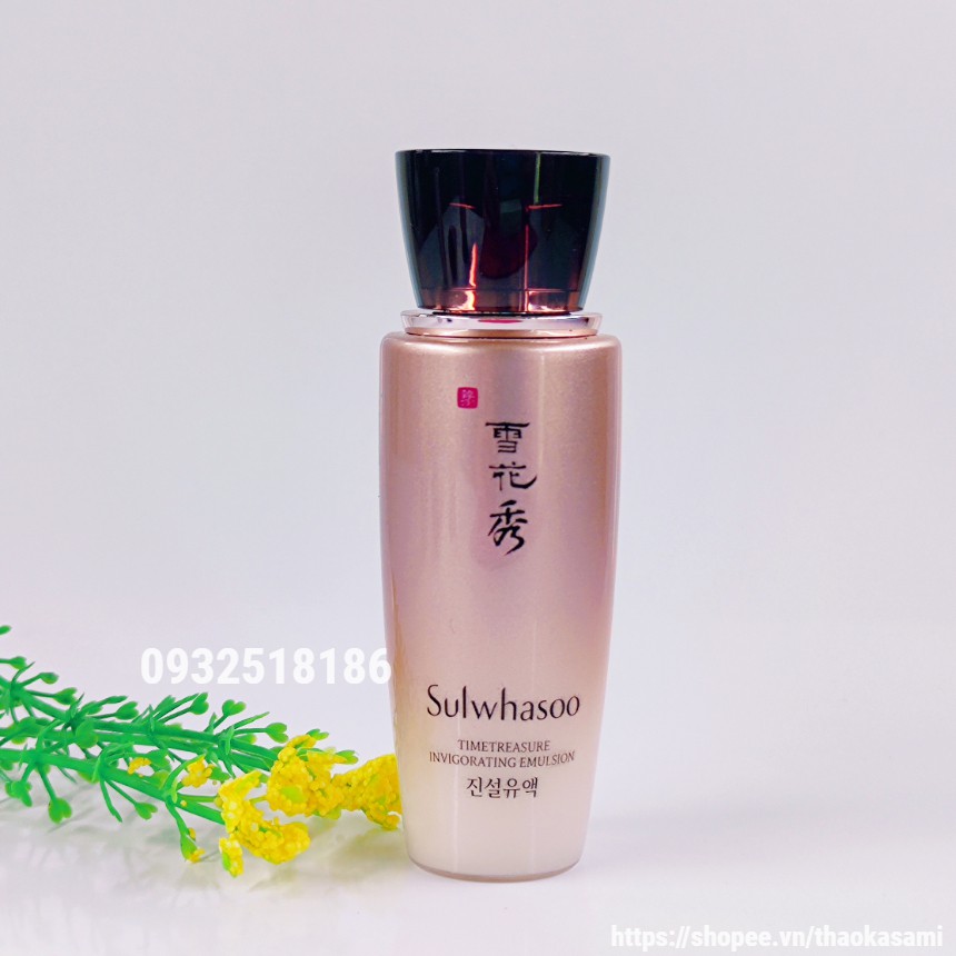 Sulwhasoo Thông Đỏ Sữa dưỡng chống lão hóa  Sulwhasoo Timetreasure Invigorating Emulsion 25ml