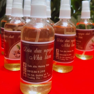 Dầu Dừa Nguyên Chất Nhà Làm-100ml