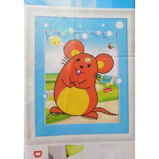 Tranh đính đá con chuột (chưa đính) DF2373