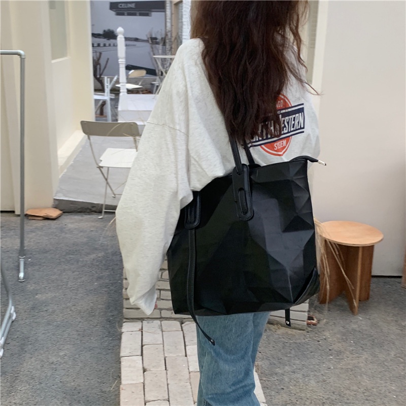 Túi Đeo Vai Họa Tiết Hình Học Độc Đáo Thời Trang Cho Nữ