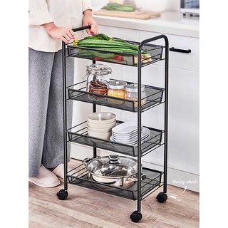 Kệ bếp di động 4 tầng sáng tạo, kệ úp chén dĩa CREATIVE & STABLE