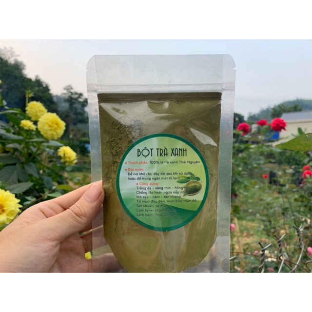 bột trà xanh 100gram sản phẩm hanmade | BigBuy360 - bigbuy360.vn