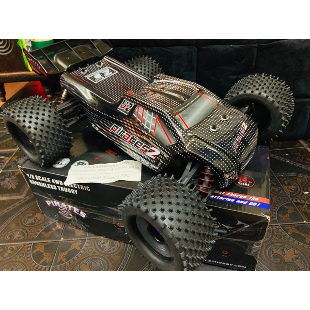 Kit xe kim loại truggy zd pirates V3 size siêu to 1/8 chạy 110km/h