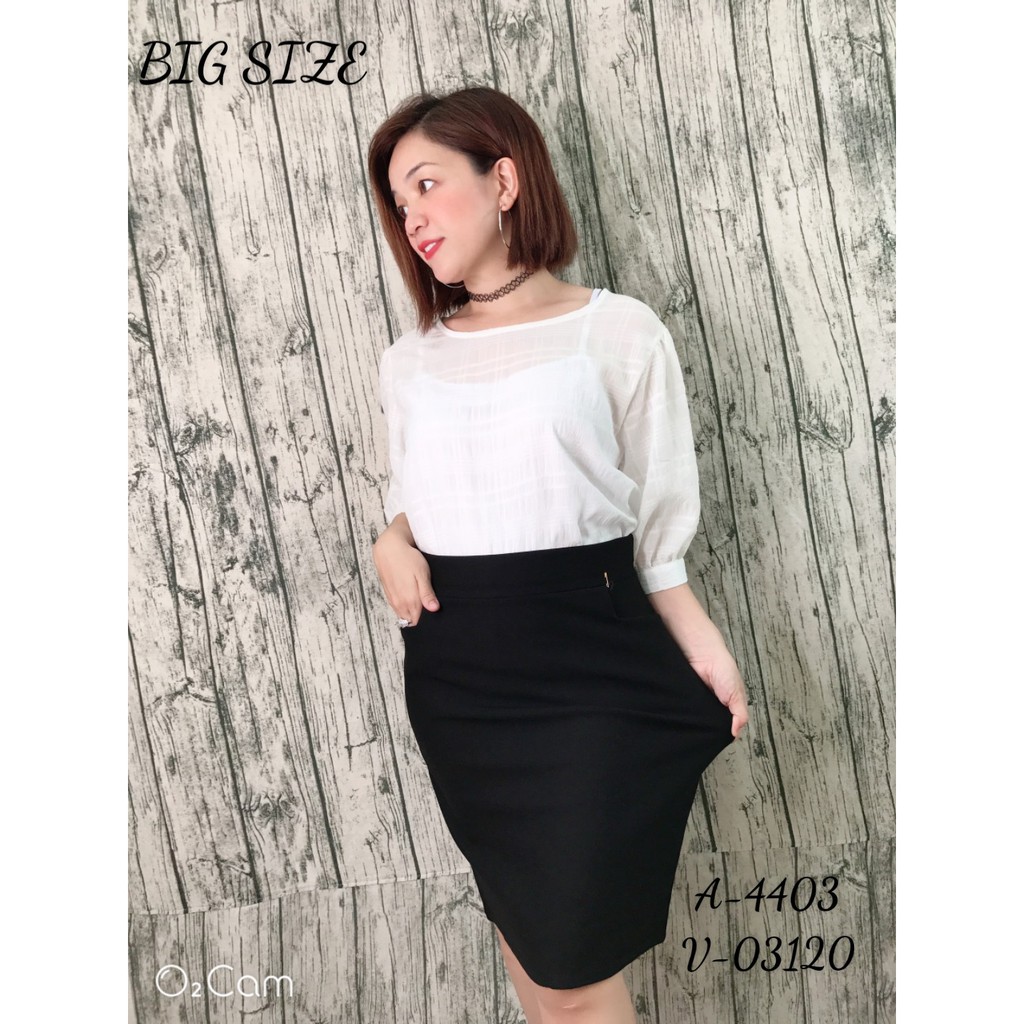 03120 - L,XL,2x3x- Váy BIG SIZE bút chì túi trước -VBC - chân váy Công sở - chan vay cong so | BigBuy360 - bigbuy360.vn