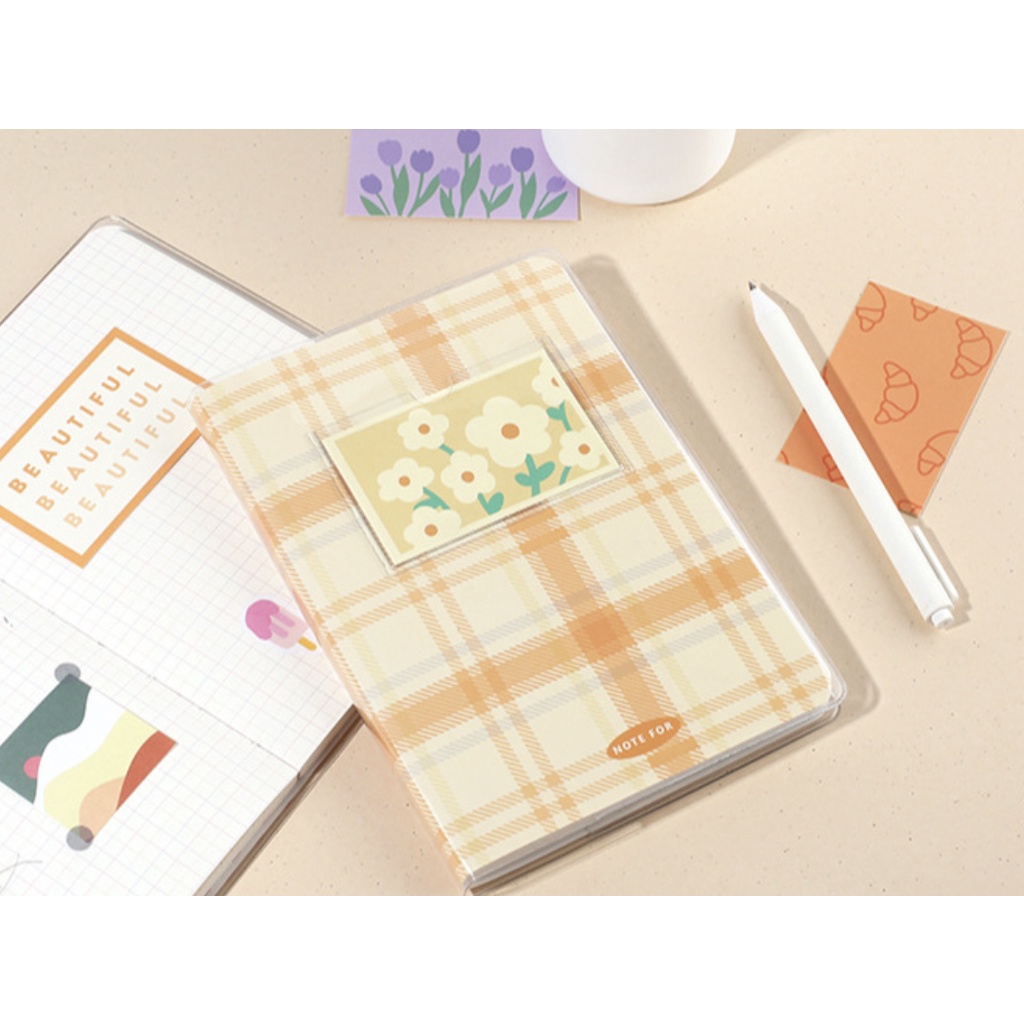 Sổ bìa nhựa trong ROMANTIC TRACK series kèm 4 thẻ hình