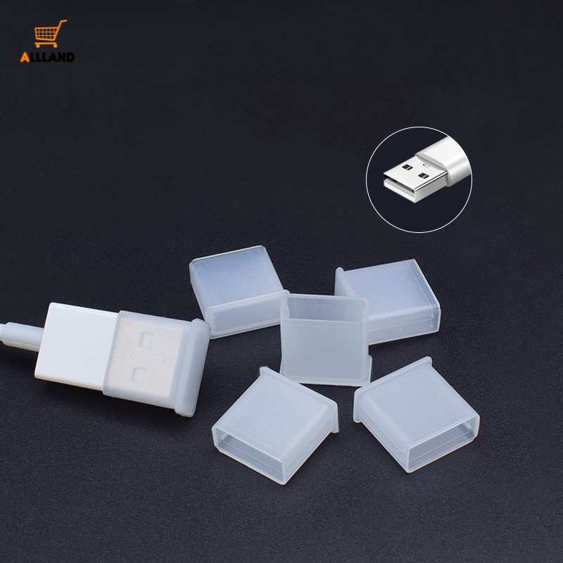 Set 10 Đầu Bọc Chống Bụi Bảo Vệ Dây Cáp Sạc Điện Thoại