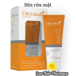 [mẫu mới] SỮA RỬA MẶT DECUMAR CLEAN CHÍNH HÃNG GIÚP NGĂN NGỪA MỤN HIỆU QUẢ