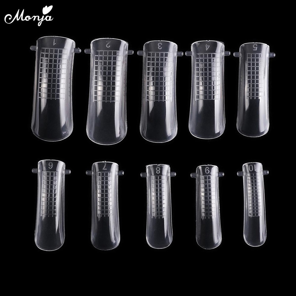 Set 4 lọ gel nối móng tay Monja nhanh chóng tiện dụng