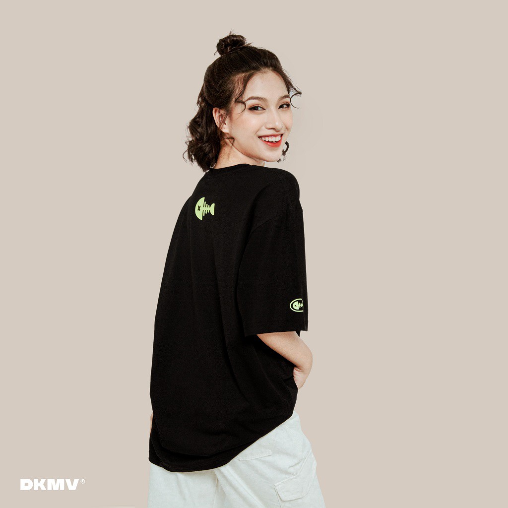 Áo thun unisex tay lỡ form rộng Don't Kill My Vibe | DKMV Color Box - Black