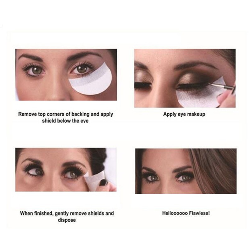 [Hàng mới về] Set 20 miếng lót bảo vệ mắt dùng đánh phấn mắt/nối lông mi dùng 1 lần | BigBuy360 - bigbuy360.vn