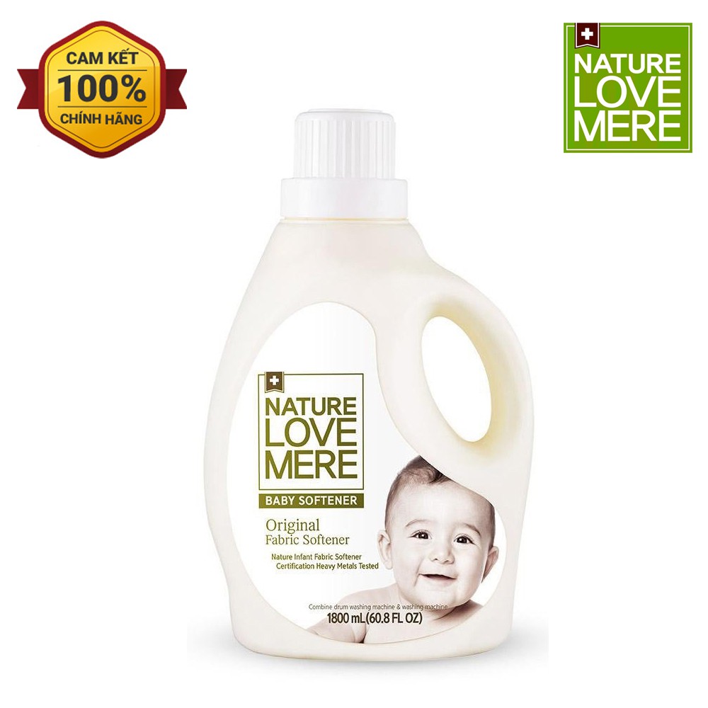 Nước xả Nature Love Mere hương Orginal chai 1.8L/ túi 1.3L