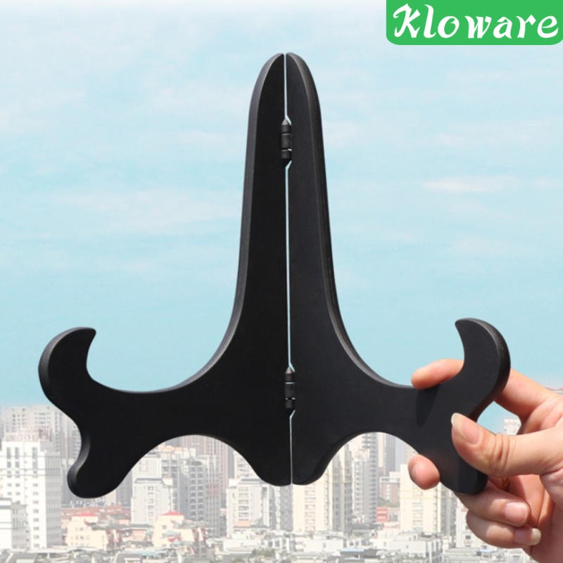 [Kloware] Giá Đỡ Trưng Bày Bát Đĩa 11 &quot;Gấp Lại Được Màu Đen
