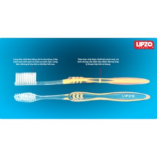 SÉT 3 BÀN CHẢI ĐÁNH RĂNG LIPZO