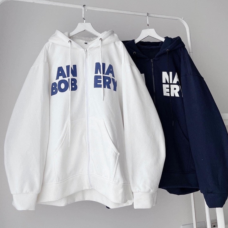 Áo Khoác Form Rộng Dây Kéo ANNA - pqk boutique
