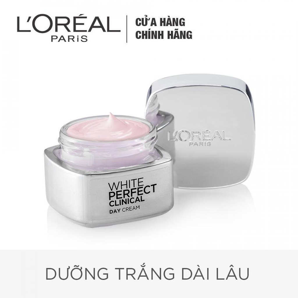 Kem Dưỡng Giảm Thâm Nám Và Trắng Mịn Ban Ngày L'Oreal White Perfect Clinical SPF19 PA+++ 50ml