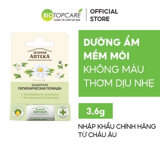 Son dưỡng môi Zelenaya Apteka chiết xuất hoa cúc 30g - BioTopcare Official