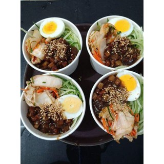 Tô giấy trắng đựng soup canh cháo có kèm nắp ( 50 cái/gói )