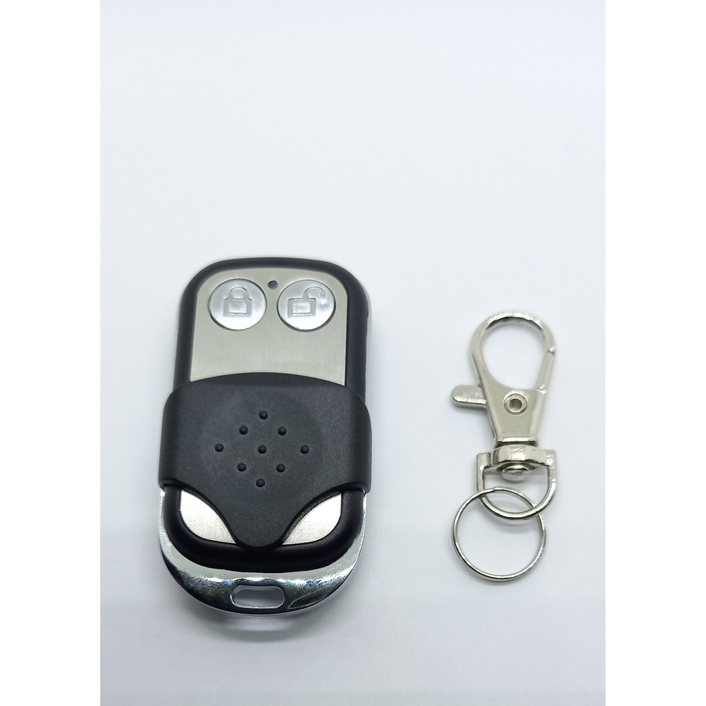 Remote 2 nút bấm viền kim loại có nắp trượt