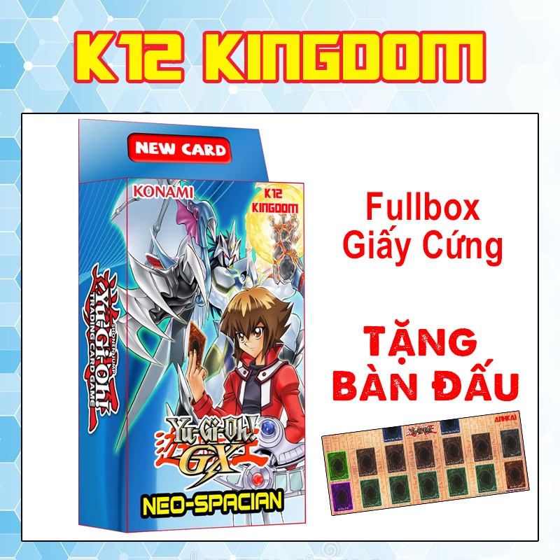 Bài Yugioh ❤️FREESHIP❤️ Thẻ bài Yugioh Neo-Spacian Yuki Judai deck 54 lá