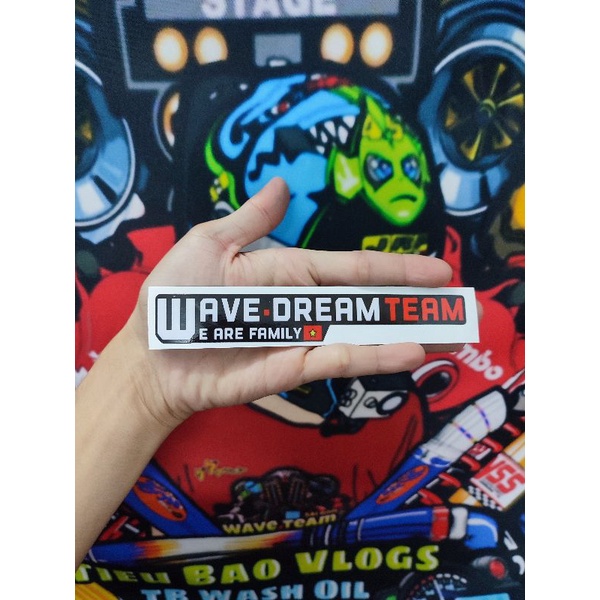 Decal Logo Wave Dream Team - We are Family (WaveDreamTeam-WeAreFamily)