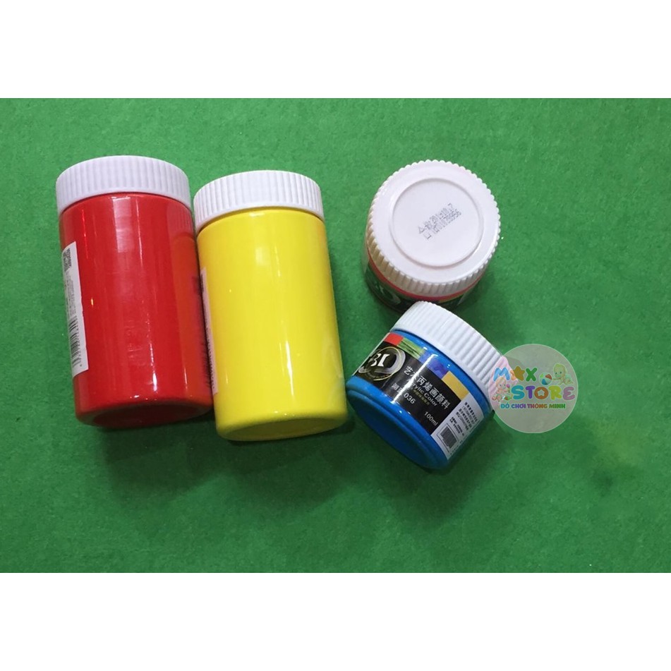 Màu 3D Acrylic 100ML- 300ML Vẽ Trang Trí Trên Nhiều Chất Liệu Cực Bền