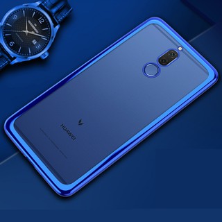 Ốp lưng Huawei Nova 2i viền xanh bảo vệ camera