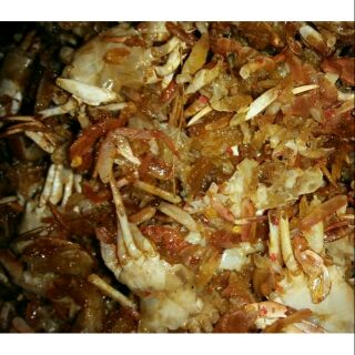 Ghẹ rang tỏi ớt,cá mai rang tỏi ớt