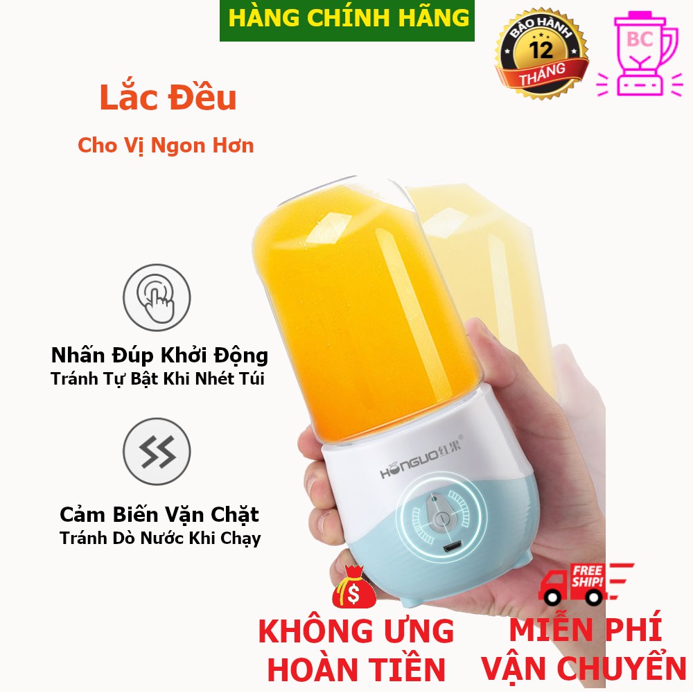 [Lỗi 1 đổi 1] Cốc Xay Sinh Tố Mini TakeAway Bỏ Túi, dung tích 300 ml Sạc Pin USB