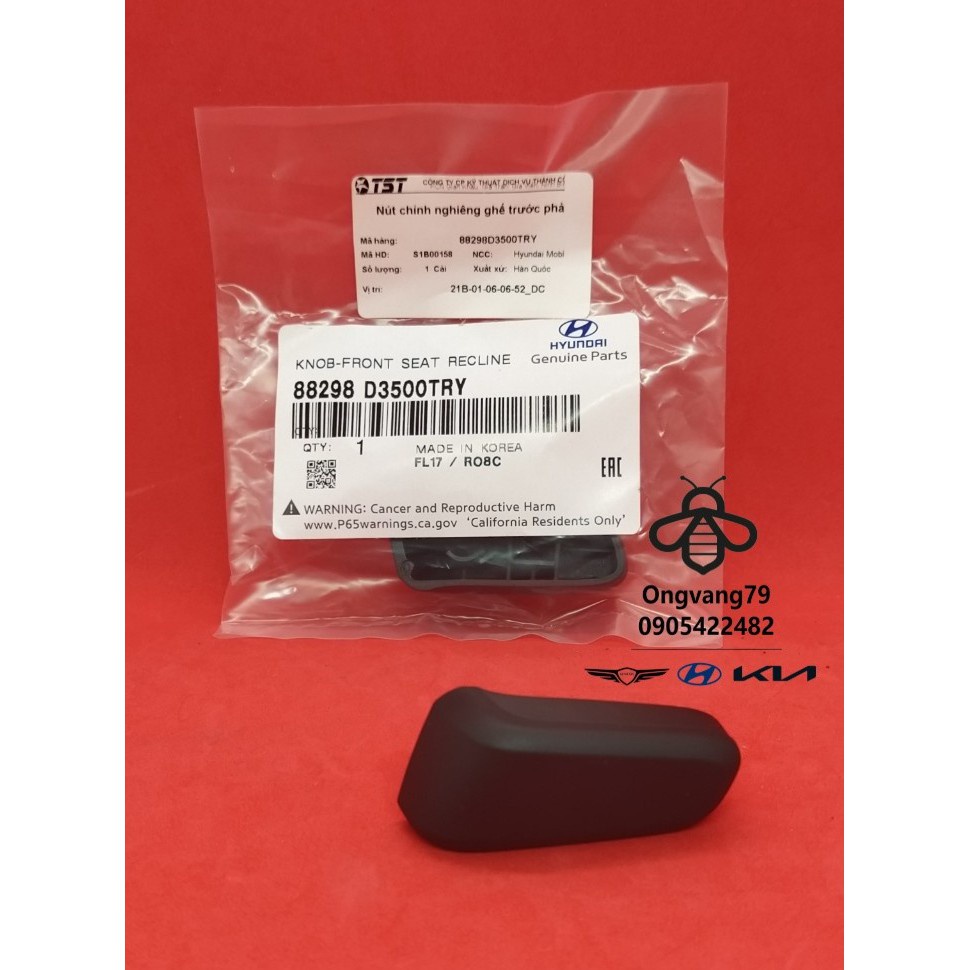 Nút chỉnh nghiêng ghế trước  xe Hyundai Tucson