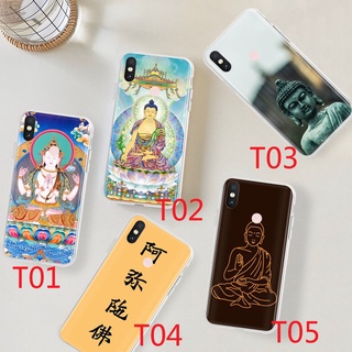 Ốp Điện Thoại Mềm Trong Suốt Hình Phật Giáo Gt52 Cho Xiaomi Redmi Note 6 6a 8 8a Pro 8t