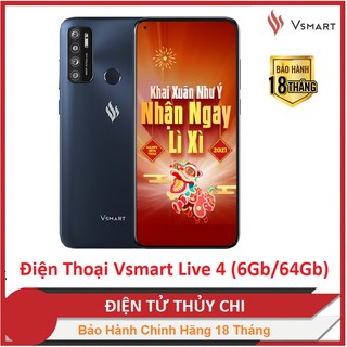 Điện thoại Vsmart Live 4 (6Gb/64Gb) - Hàng Chính Hãng !