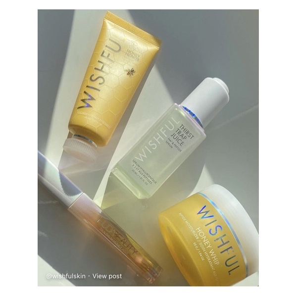 Set tẩy da chết và dưỡng sáng da Wishful Mini Essential