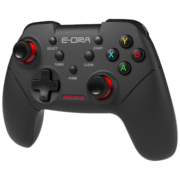 Tay cầm chơi game Edra EGP7602 Wireless 2.4Ghz/ USB Hàng chính hãng