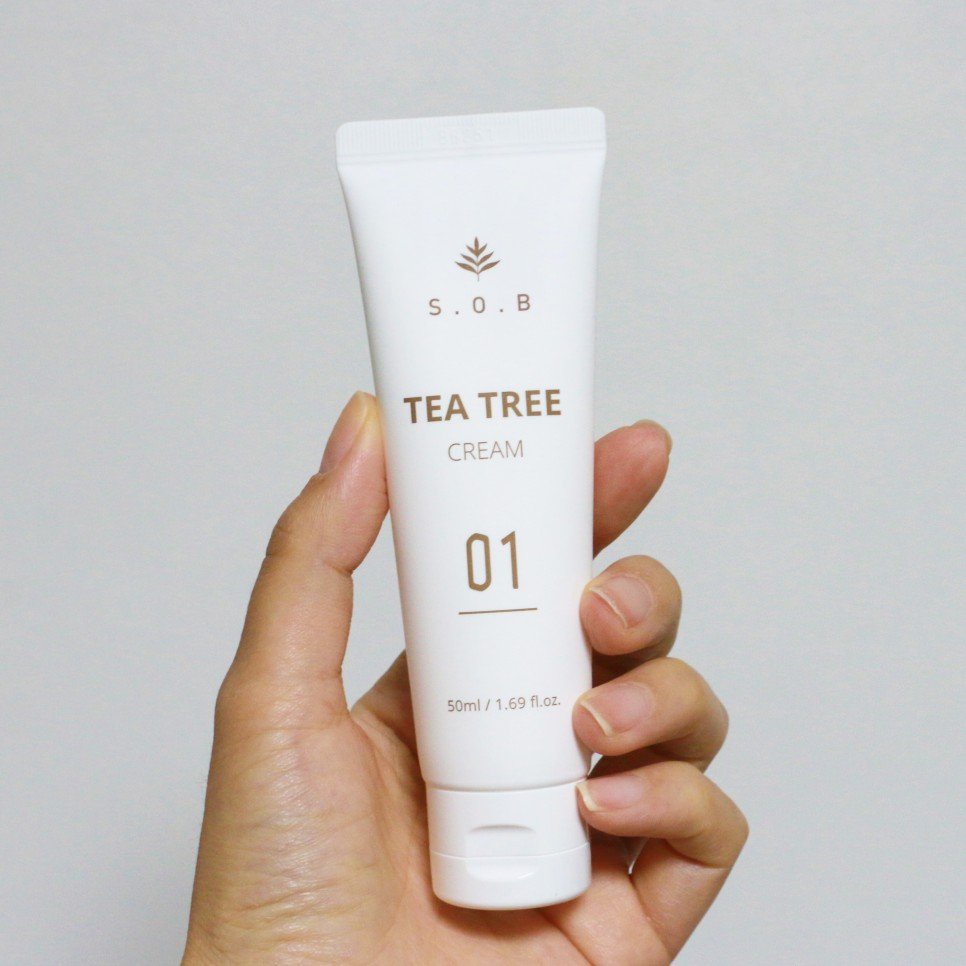 Kem dưỡng dịu da mụn S.O.B Tea Tree Cream 50ml