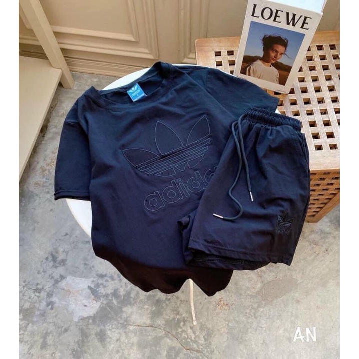 Set Bộ Cộc Thể Thao Hình Thêu Xịn Xò Siêu Hot