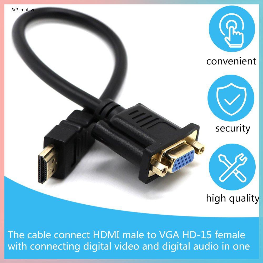 ✨chất lượng cao✨VGA Converter Cable For PC Laptop Tablet 0.3m High Resolution Adapter | BigBuy360 - bigbuy360.vn